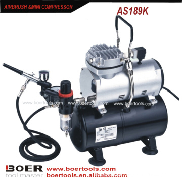 Airbrush Compressor Kit com tanque de 3L make up compressor